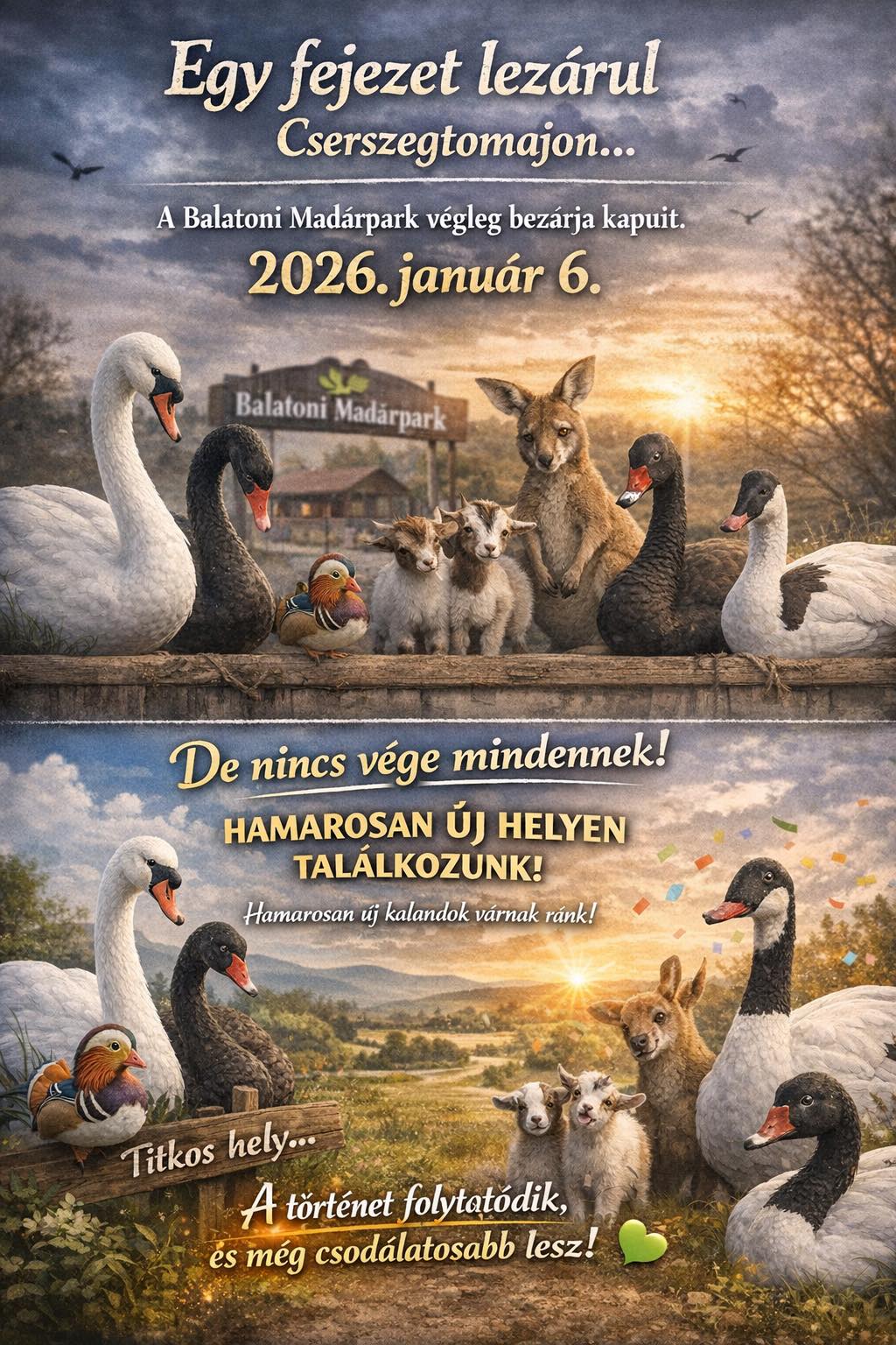 Bezár és elköltözik Cserszegtomajról a Balatoni Madárpark 1