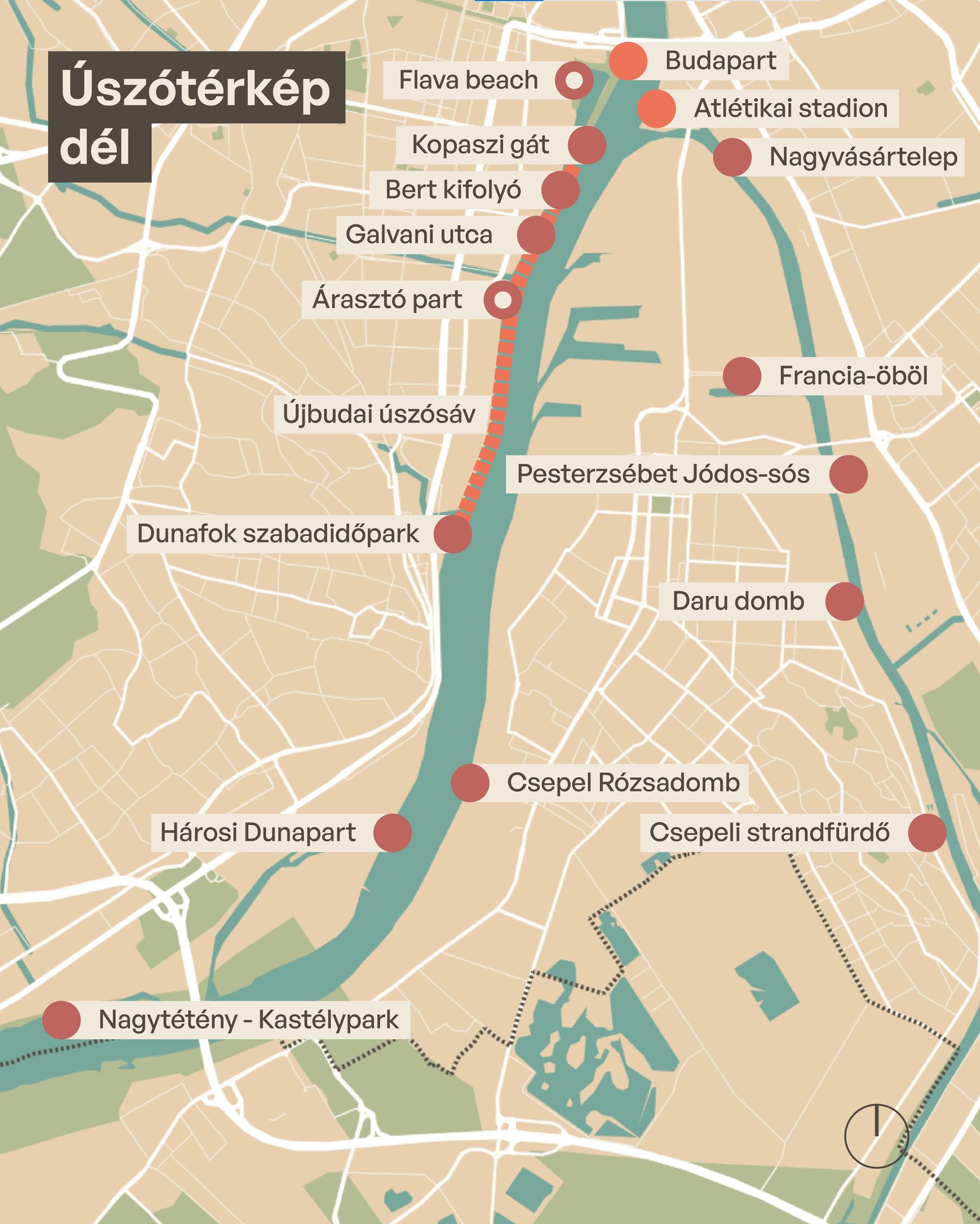 Közel 50 helyszínen épülhetne strand a Duna budapesti szakaszán 3