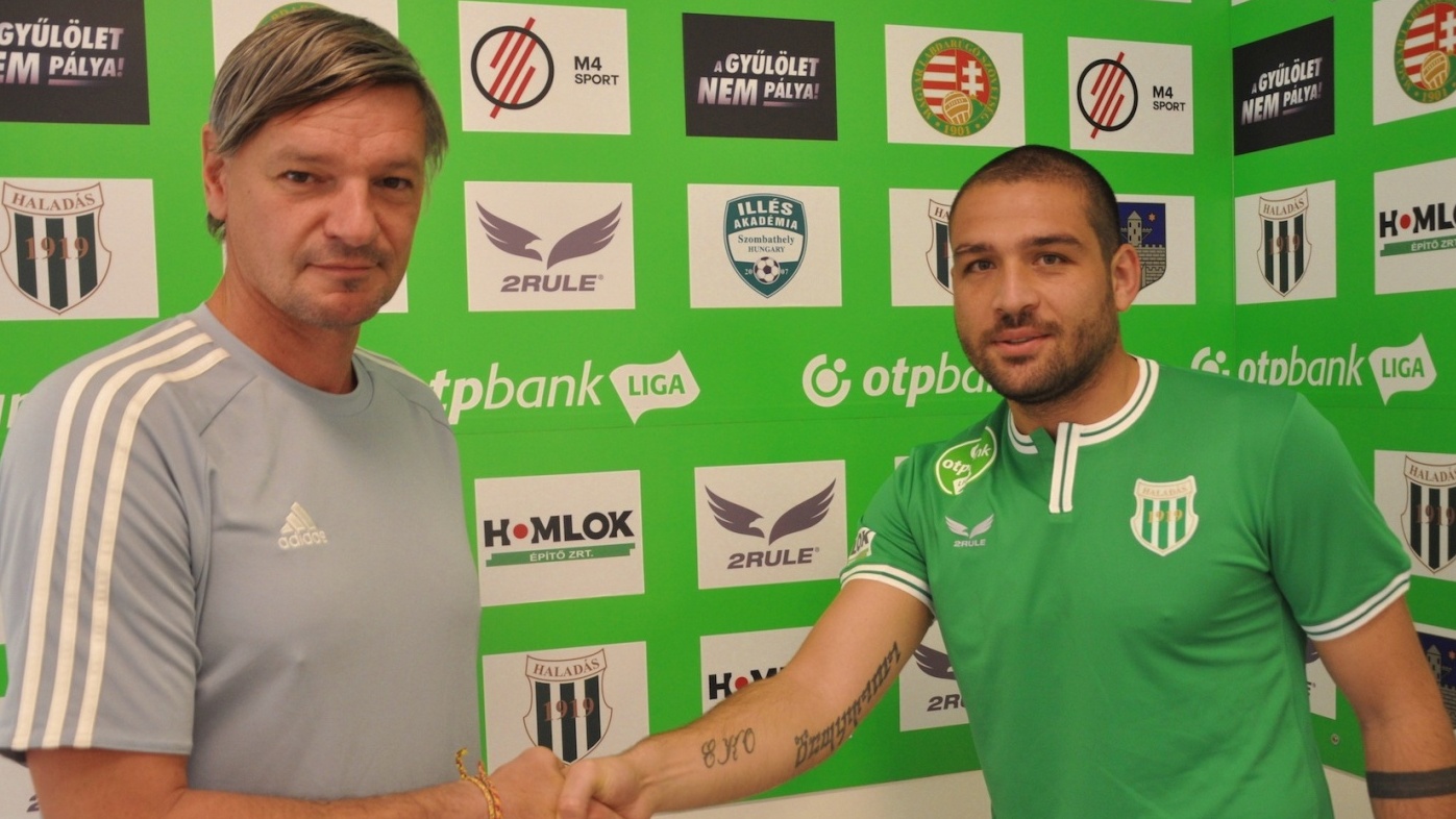 Haladás Murtaz Daushvili aláírt hivatalos Rangadó