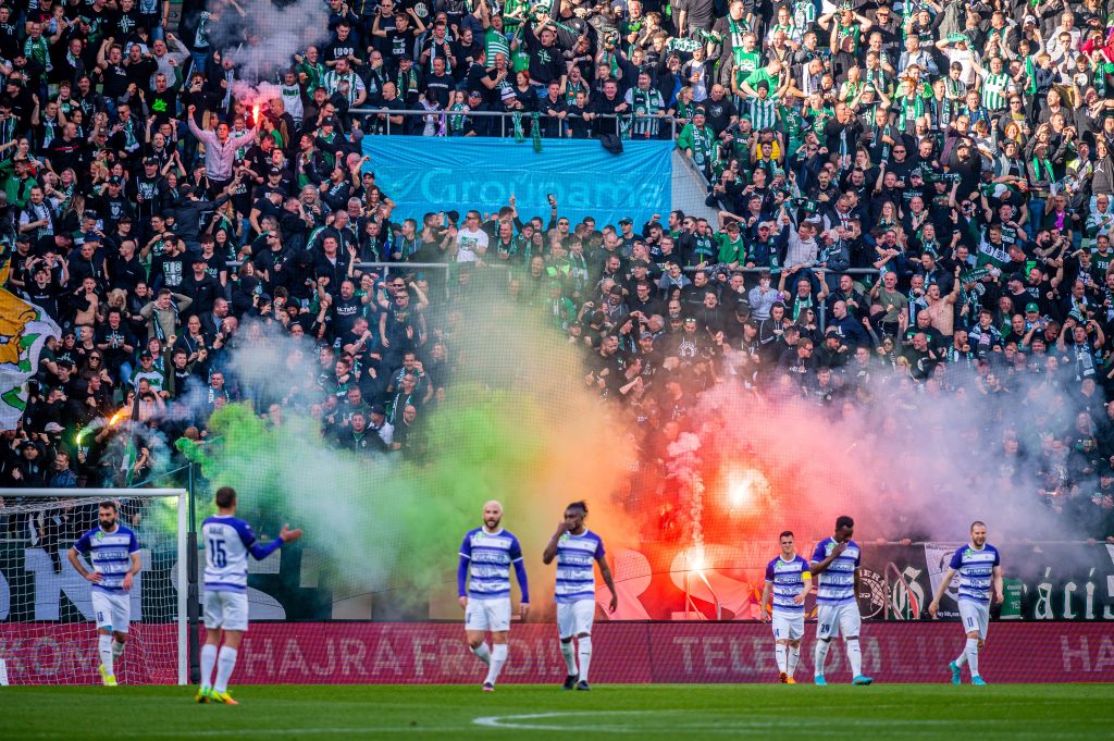 30.01.2022 Budapest(Hungary) FC Ujpest-FTC Ferencvarosi TC NB I league men  s football Franck