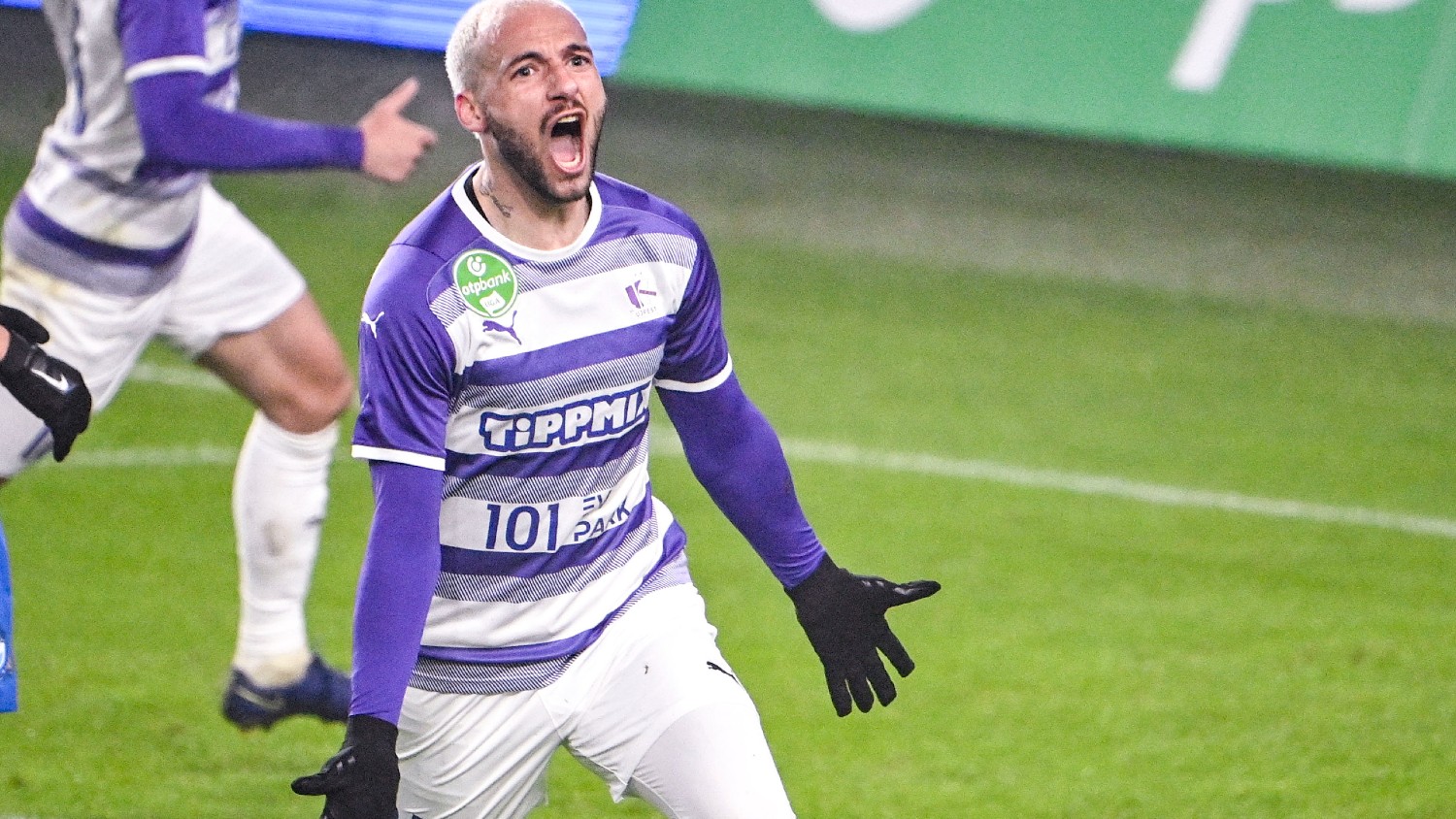 BUDAPEST, HUNGARY - APRIL 24: Yohan Croizet of Ujpest FC