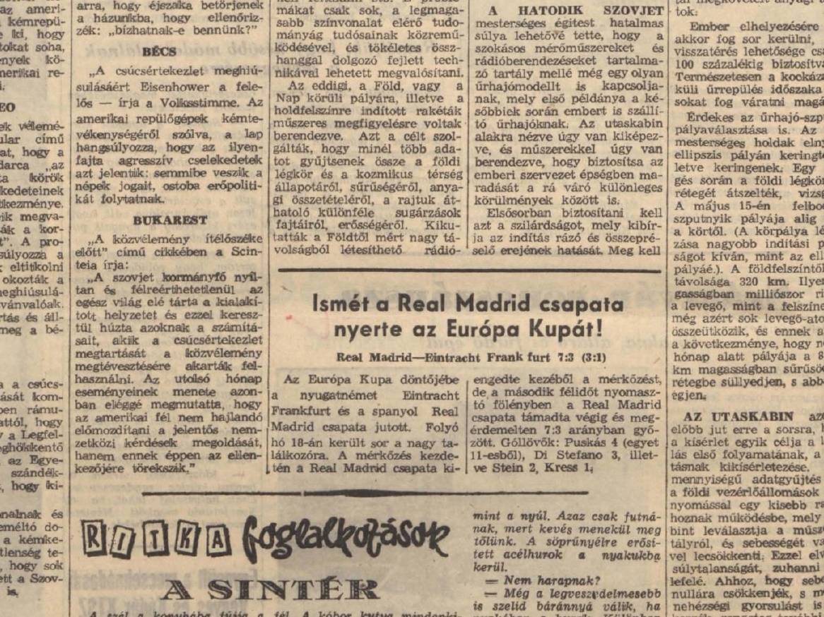 65 év telt el azóta, hogy Puskás és Di Stéfano elkápráztatta a világot 2