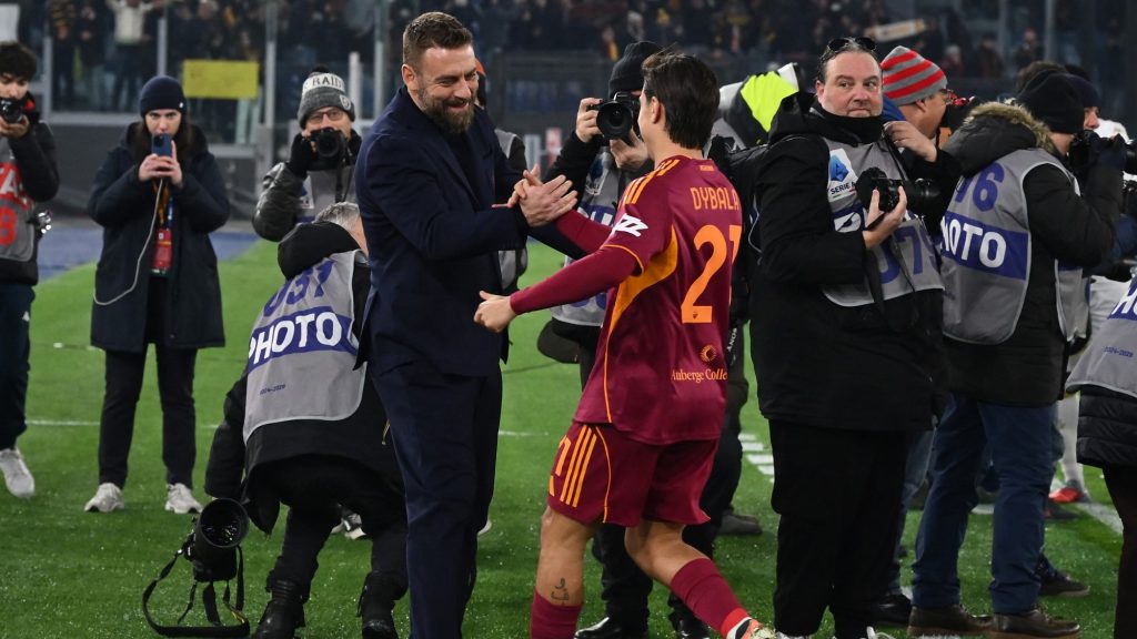 Daniele De Rossi Paulo Dybala Serie A Roma-Genoa 3-1