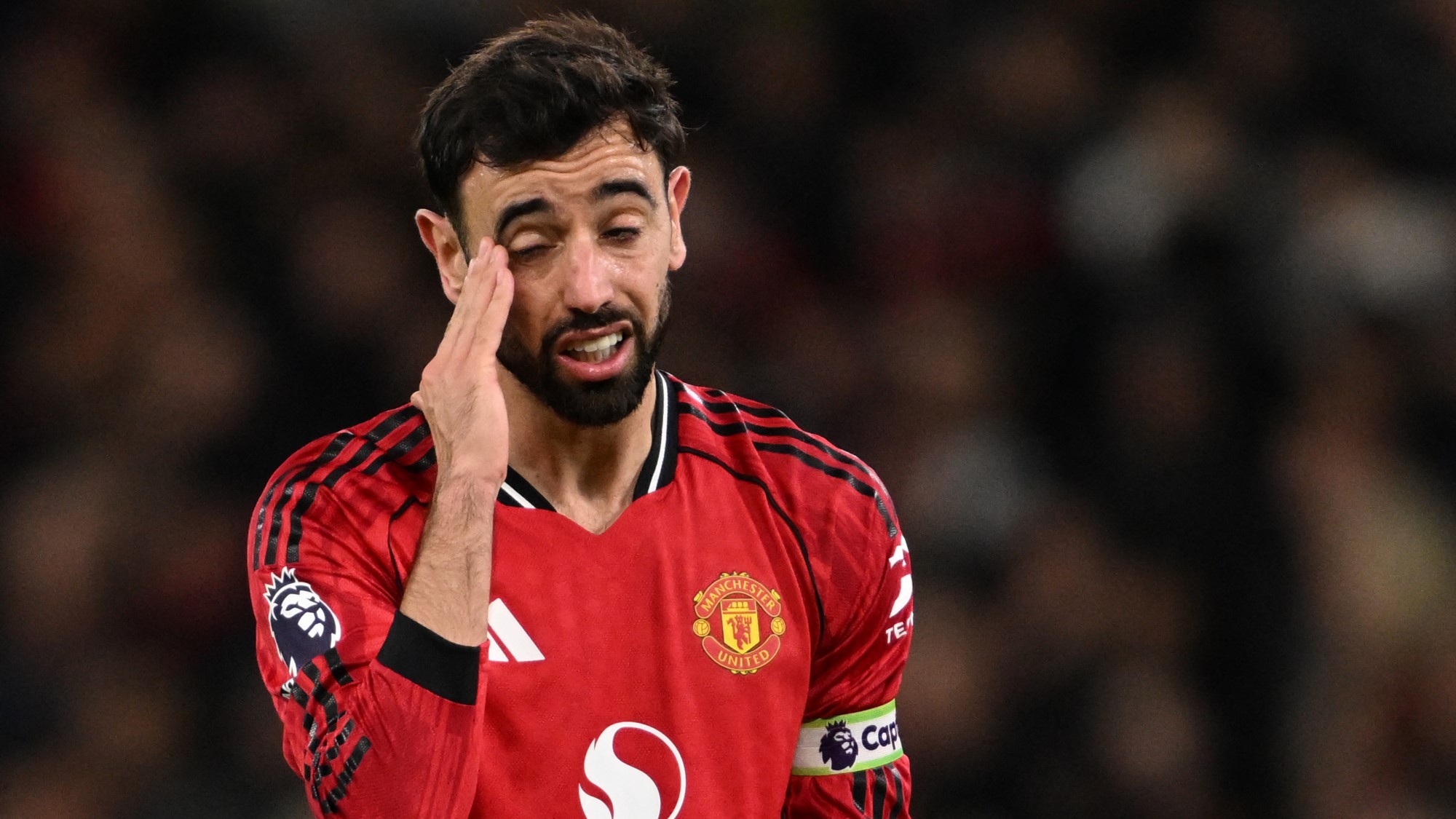 Bruno Fernandes combsérülés Premier League Manchester United decemberi januári meccsek