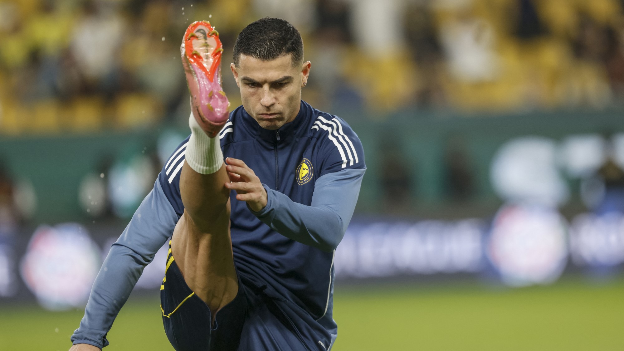 Cristiano Ronaldo szaunázás félmeztelen kép