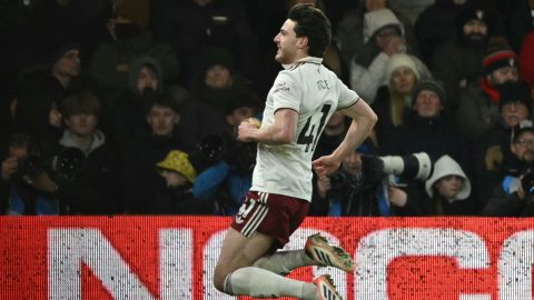 Declan Rice két gól Bournemouth Arsenal Premier League