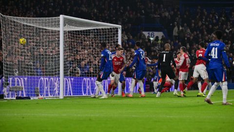 Angol Ligakupa elődöntő Chelsea Arsenal Robert Sánchez kapusbakik