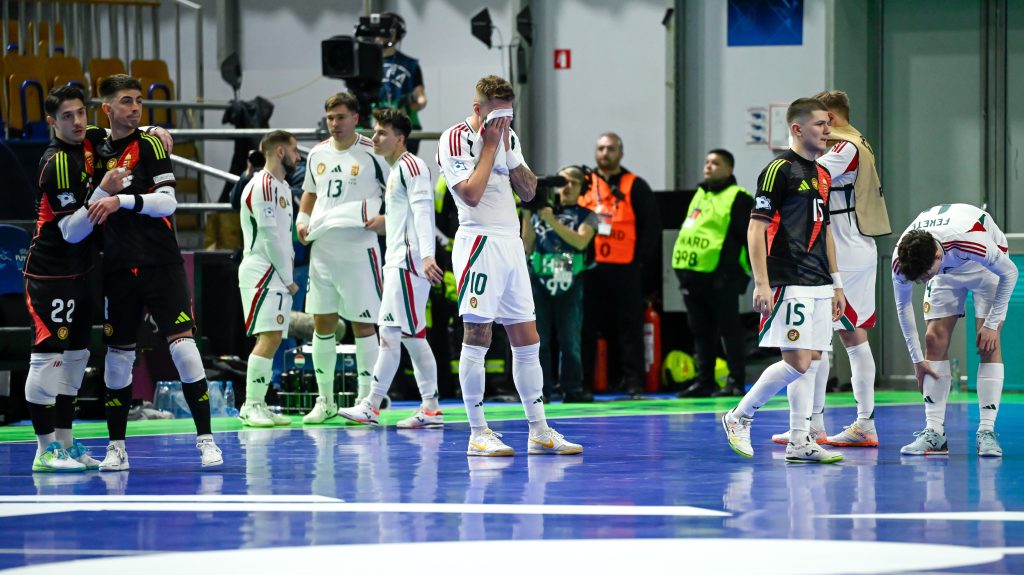 A magyar futsalválogatott.