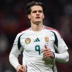 Szabó Levente a válogatott mezében.