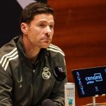 Xabi Alonso a Barcelona elleni meccs előtt.