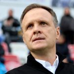 Vladimir Radenkovic, a Diósgyőri VTK vezetőedzője a labdarúgó Fizz Liga 16. fordulójában játszott Diósgyőri VTK - Nyíregyháza Spartacus FC mérkőzésen.