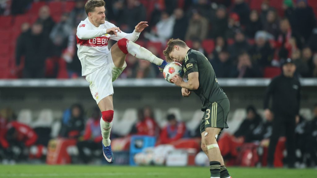 Schäfer András a Stuttgart és az Union Berlin Bundesliga-mérkőzésén.