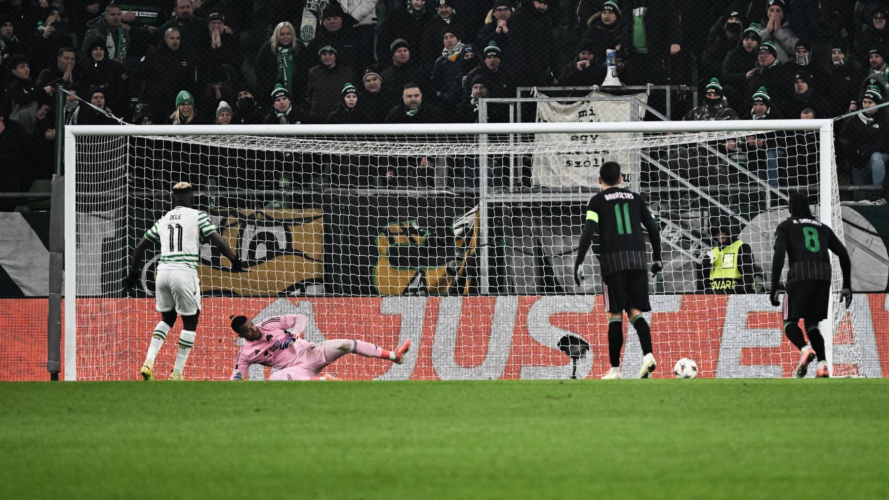 Yusuf tizenegyesből szerzett vezetést a Fradinak Ferencváros - Panathinaikosz