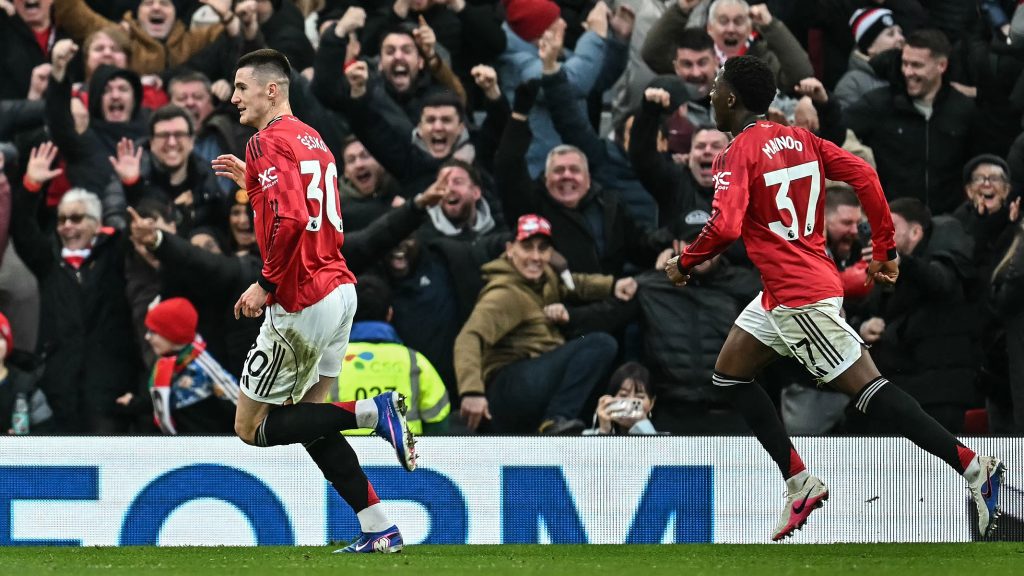 Benjamin Sesko gólöröme.