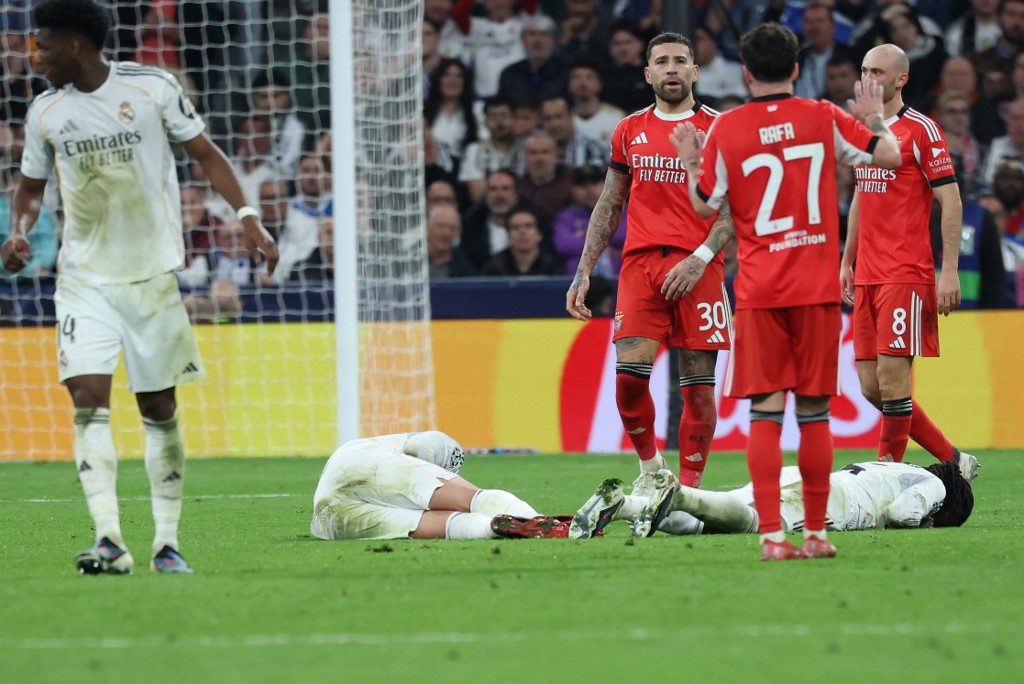 Raú Asencio kórházba került a Real Madrid-Benfica Bajnokok Ligája-mérkőzés alatt.
