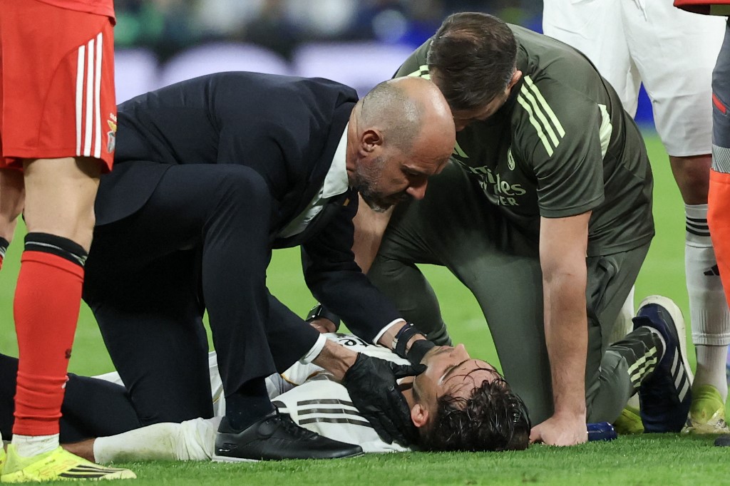 Raú Asencio kórházba került a Real Madrid-Benfica Bajnokok Ligája-mérkőzés alatt.