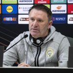 Robbie Keane vezetõedzõ a Ferencváros labdarúgócsapatának sajtótájékoztatóján.