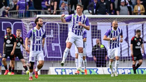 Damian Rasak, Tom Lacoux (b) és Gergényi Bence.