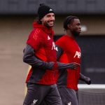 Szoboszlai Dominik a Liverpool edzésén.