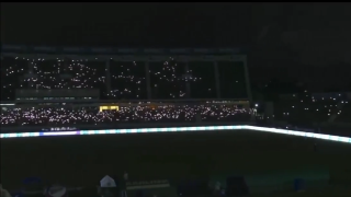 A Guaraní stadionja sötétségbe borulva.