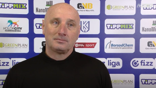Kuttor Attila, a Kazicnbarcika vezetőedzője nyilatkozik az M4 Sportnak.