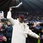 Snoop Dogg, a Swansea társtulajdonosa a csapat bajnokiján.