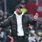 Vincent Kompany, a Bayern München vezetőedzője.