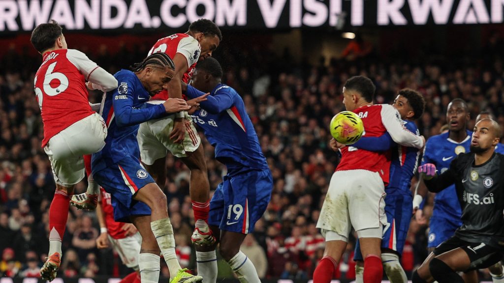 Arsenal Chelsea szöglet utáni gólok Premier League