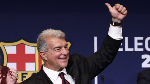 Joan Laporta Barcelona elnökválasztás