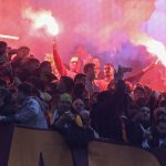 A Galatasaray szurkolói Torinóban.