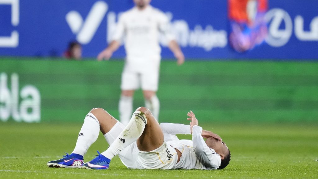 Kylian Mbappé térdsérülés Real Madrid