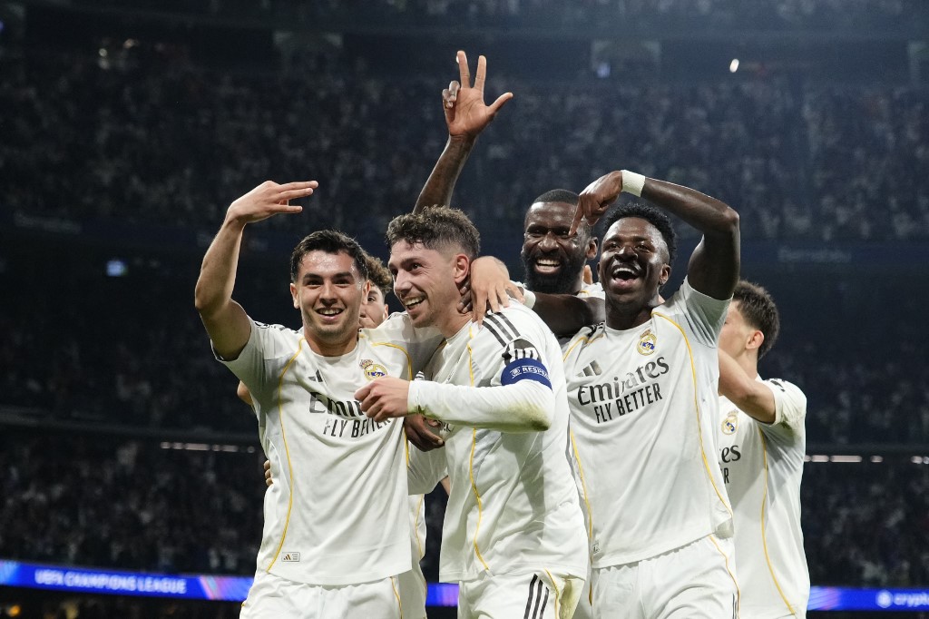 Fede Valverde Real Manchester City BL mesterhármas