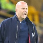 Arne Slot a Wolverhampton ellen.