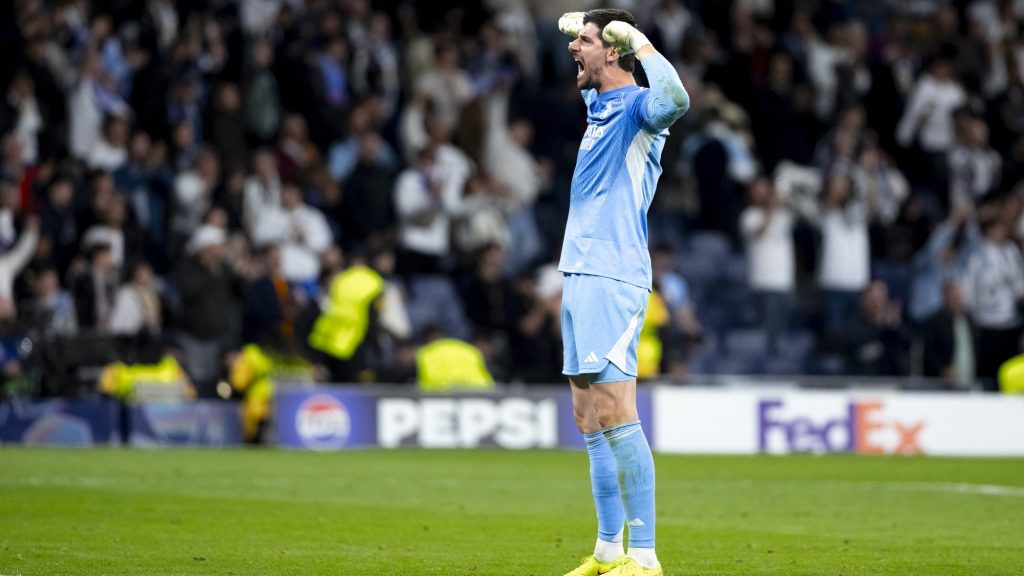 Thibaut Courtois Real Madrid Manchester City óriási védés gólpassz