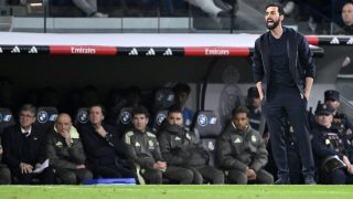 MADRID, SPAIN - MARCH 02: Head coach Alvaro Arbeloa of Real Madrid follows the La Liga week 26 football match between Real Madrid and Getafe at Santiago Bernabeu Stadium in Madrid, Spain on March 02, 2026. Burak Akbulut / Anadolu