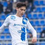 Átrok István Zalán, az MTK játékosa a labdarúgó Fizz Liga 18. fordulójában játszott Zalaegerszegi TE FC - MTK Budapest mérkőzésen a zalaegerszegi ZTE Arénában 2025. december 20-án. MTI/Katona Tibor