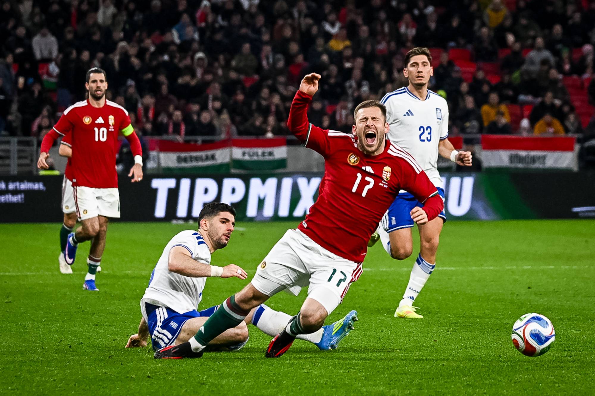 Ziccerekig jutott a Rossi-csapat, legyőzni azonban nem tudta a görögöket 2 Bárány Donátot sérülés miatt kell lecserélni