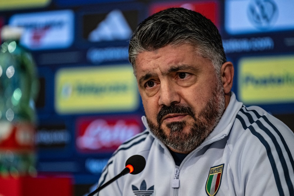 Vb-pótselejtező: megszakad az olaszok szégyensorozata, vagy ismét nélkülük rendezik a világbajnokságot? 1 Gennaro Gattuso, az olasz válogatott szövetségi kapitánya.