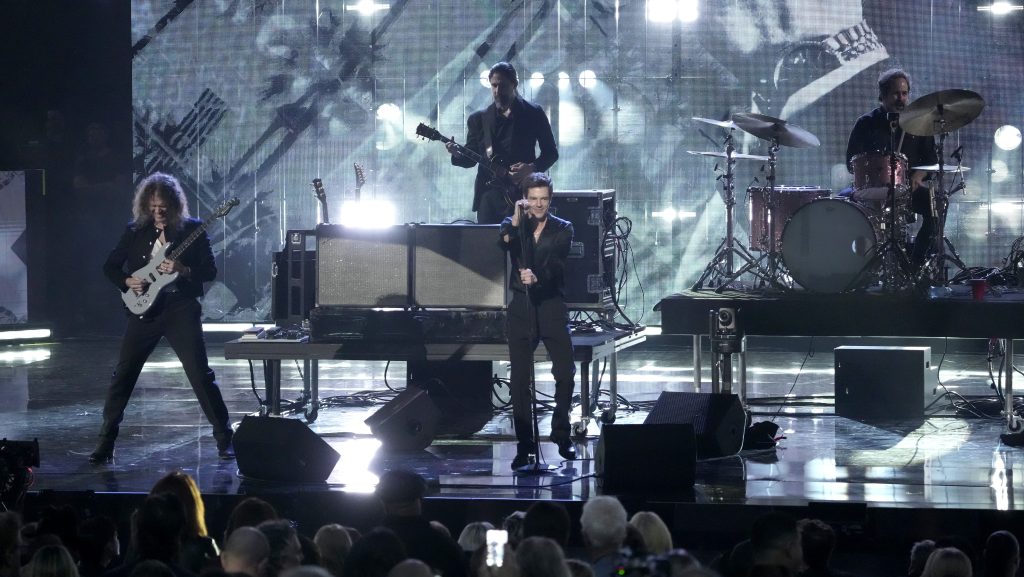 A The Killers kaliforniai koncertje novemberben.