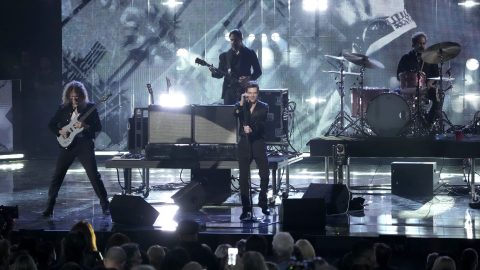 A The Killers kaliforniai koncertje novemberben.