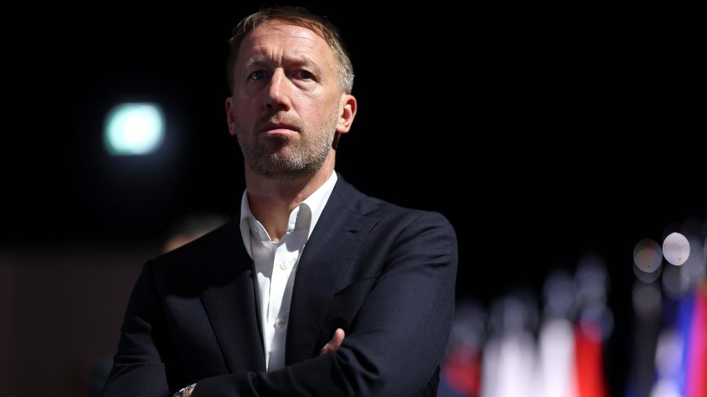 Graham Potter a svéd válogatott kapitányaként.