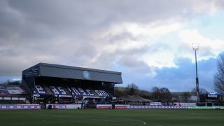 A Macclesfield stadionja.