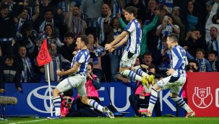 A Real Sociedad gólöröme a Király Kupa elődöntőjében.