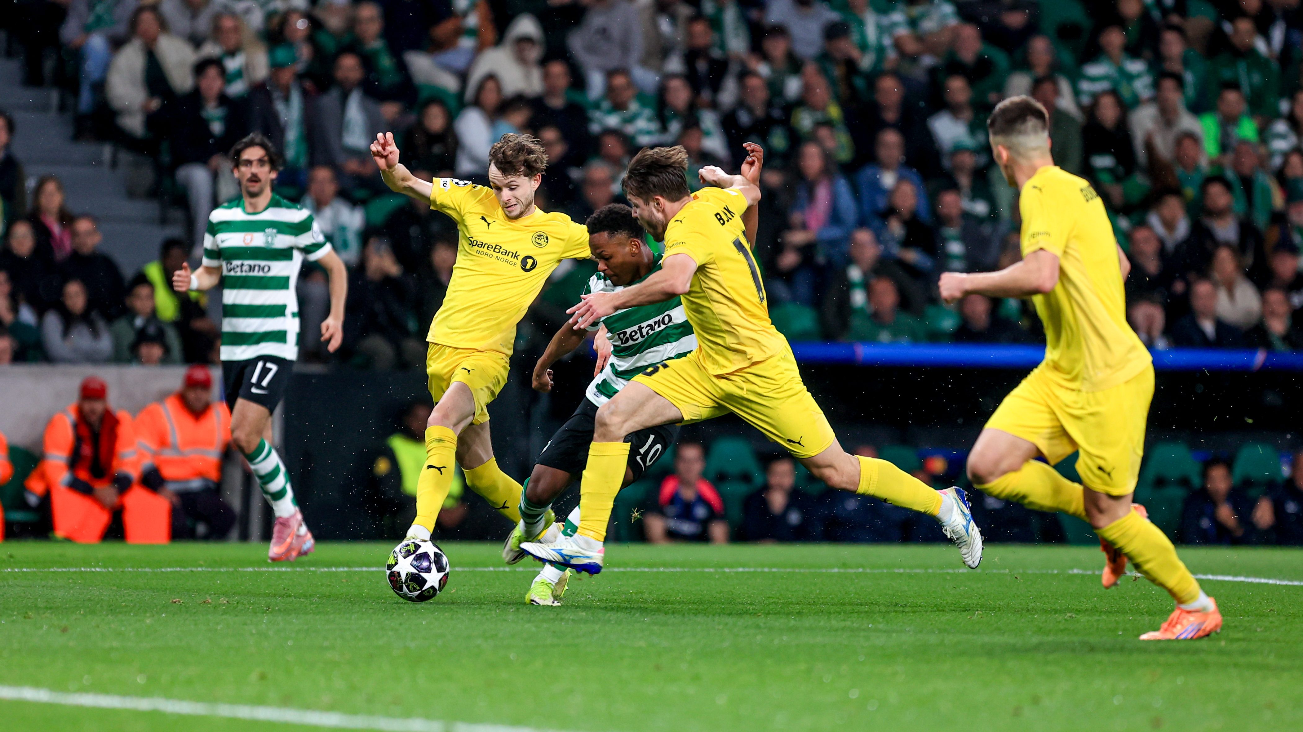 Geny Catamo a Bodö/Glimt ellen.