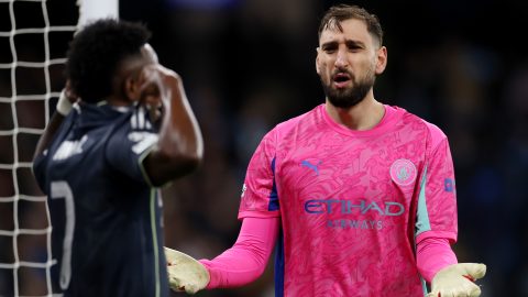 Vinícius Júnior és Gianluigi Donnarumma.