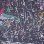 Ferencvárosi szurkolók Bragában.