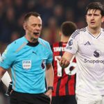 Harry Maguire a piros lapja után.