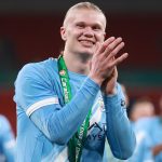 Erling Haaland az Arsenal elleni Ligakupa-döntő után.