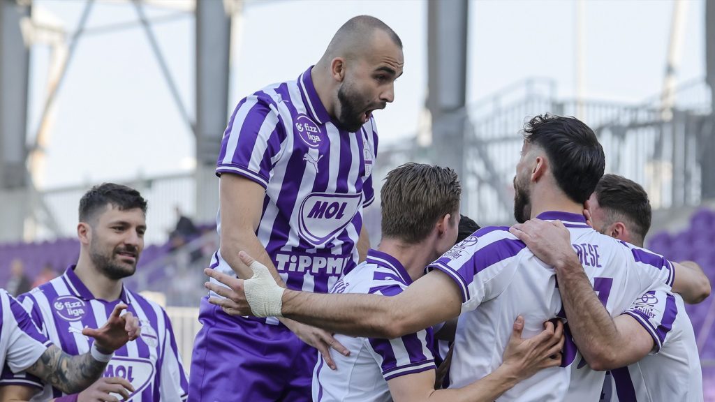 Újpest Kisvárda Bese Barnabás ollózós gól