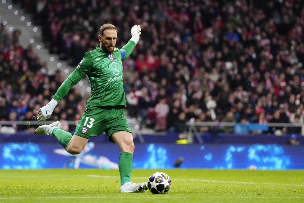 Az Atlético Madridot erősítő Jan Oblak nem lép pályára Budapesten. 